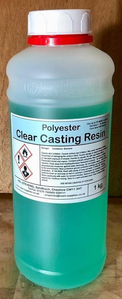 Glass-Clear Polyester Casting Resin